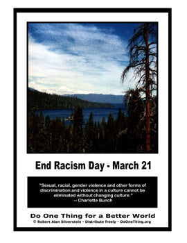 End Racism Day March 21