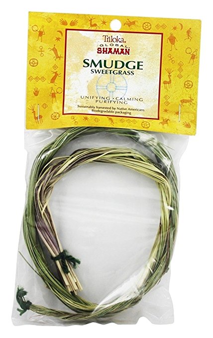 Triloka Shaman Smudge Sweetgrass Braid