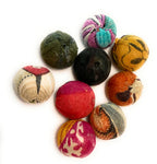 Recycled Kantha Fabric Beads - 15mm