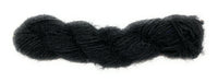 Fair Trade Recycled Silk Sari Yarn 100 gram Skein BLACK